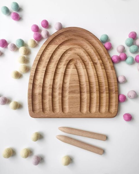 Дошка-веселка Монтессорі з 4 лініями 1001421 фото