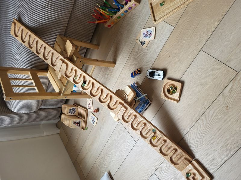 Развивающая дорожка Монтессори Marble Track, набор из 3-х дорожек 22244033 фото